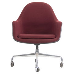 Vintage 1985 Eames Herman Miller EC175 Upholstered Fiberglass Shell Chair Museum Quality