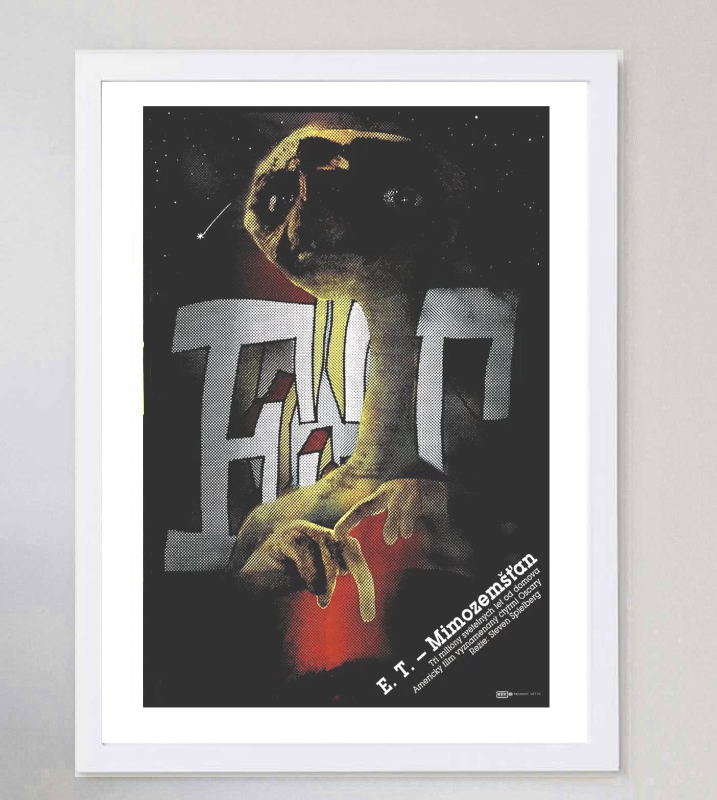 Tchèque 1985 E.T. L'extra-terrestre (tchèque) Affiche originale d'époque en vente