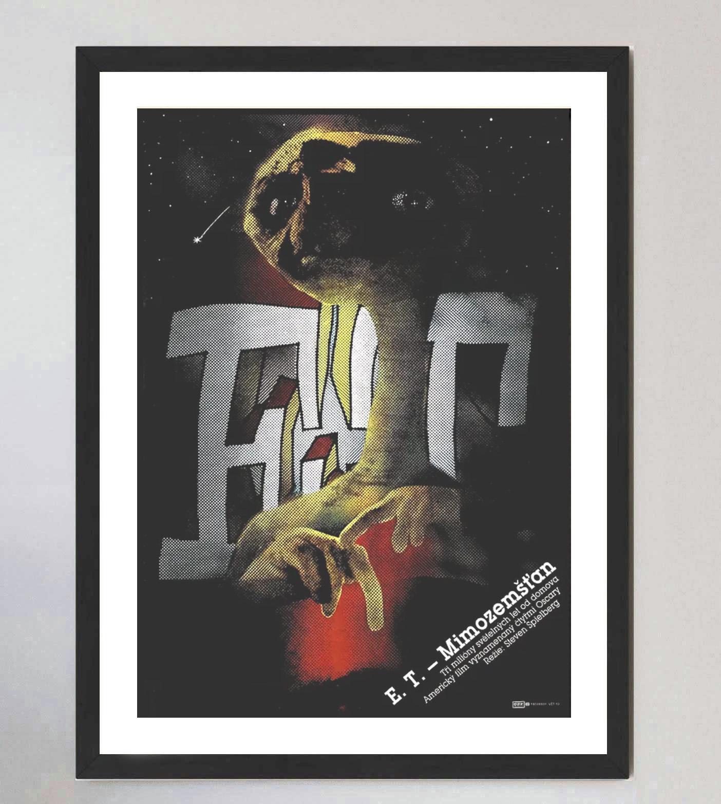 1985 E.T. L'extra-terrestre (tchèque) Affiche originale d'époque Bon état - En vente à Winchester, GB