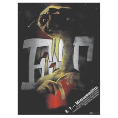 1985 E.T. L
extra-terrestre (tchèque) Affiche originale d
époque