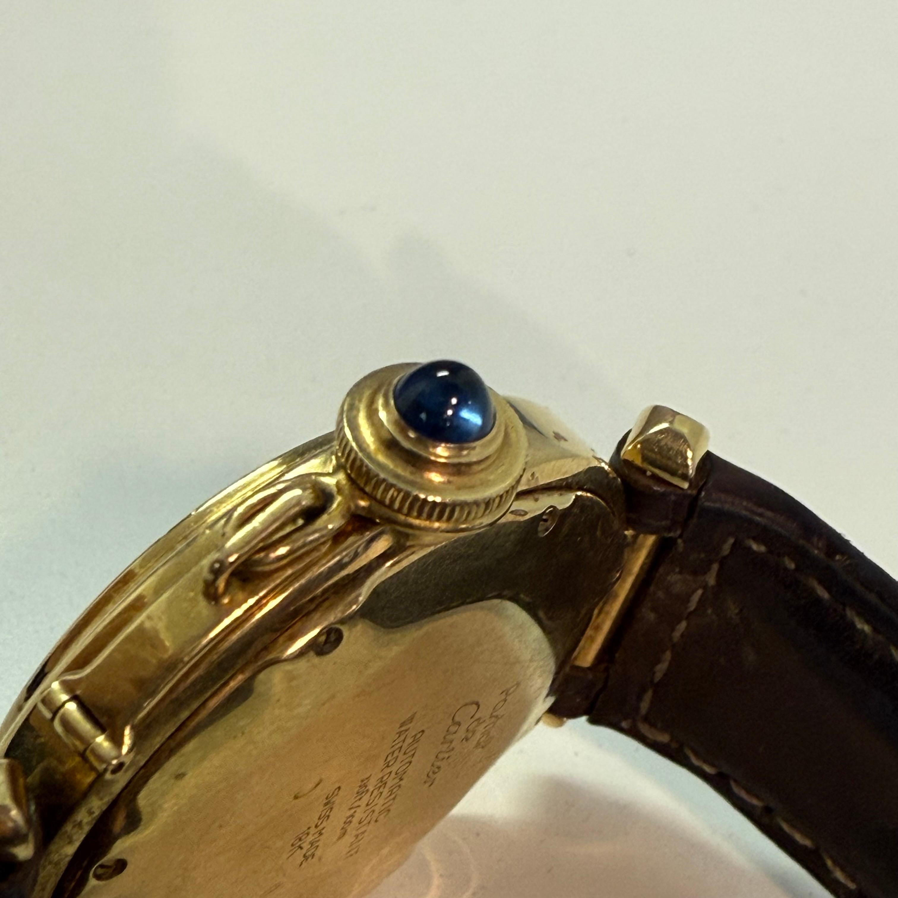 1985 Extrem seltene Cartier Pascha 18KT Gold im Angebot 5