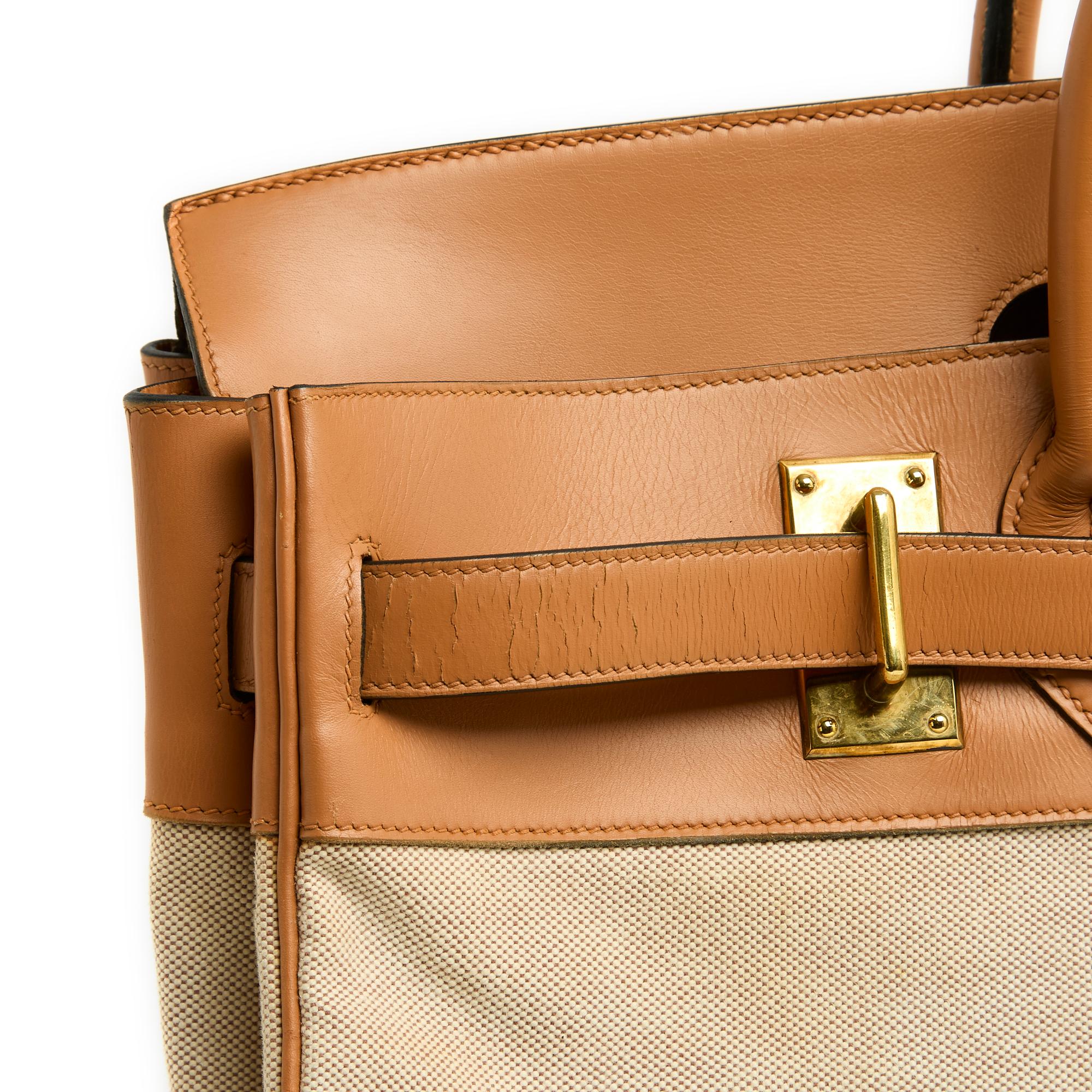 1985 Hermes HAC Sac Voyage Haut a courroies 50 Travel Bag 3