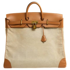 1985 Hermes HAC Sac Voyage Haut a courroies 50 Reisetasche
