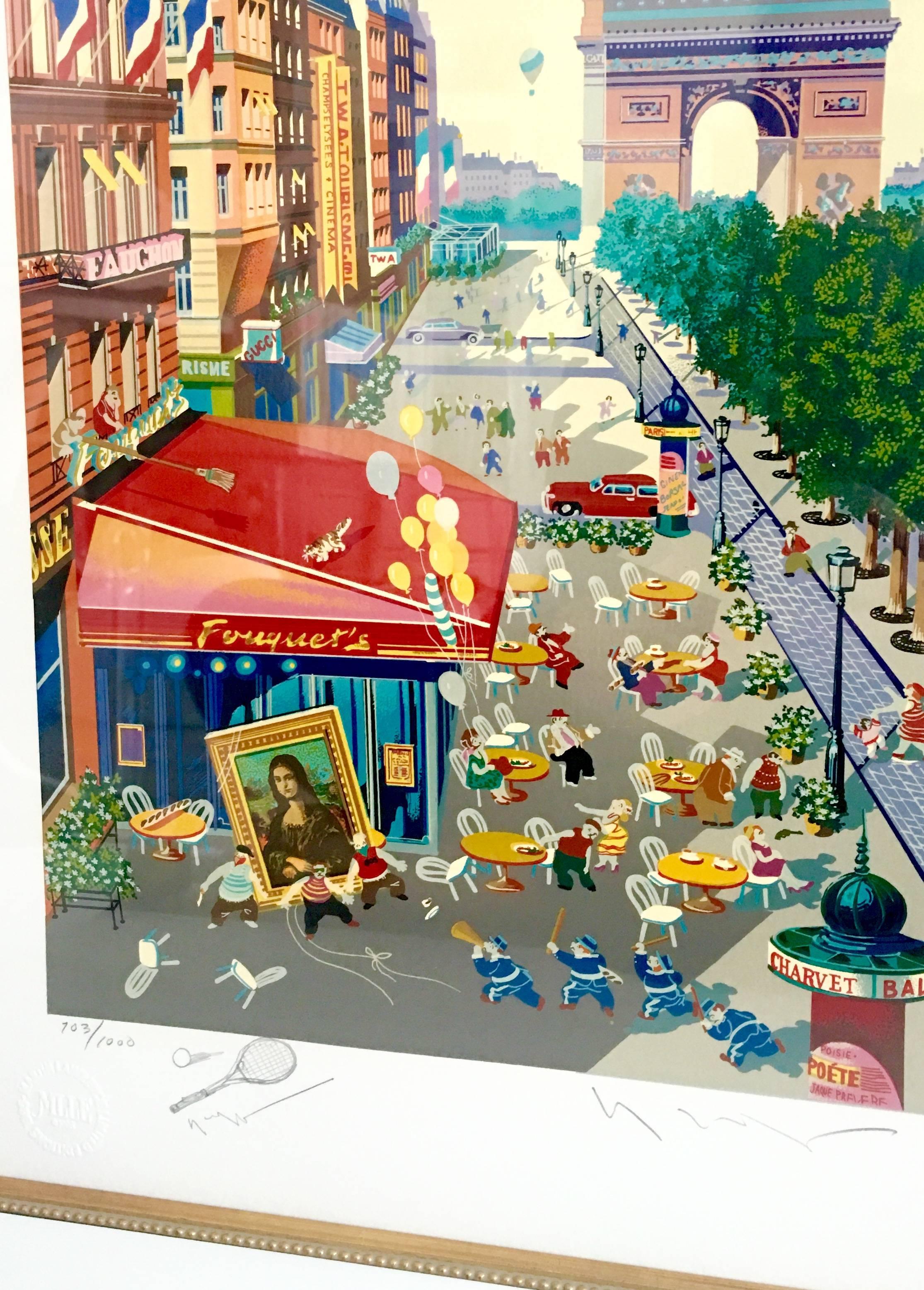 1985 Hiro Yamagata Original Serigraph, 