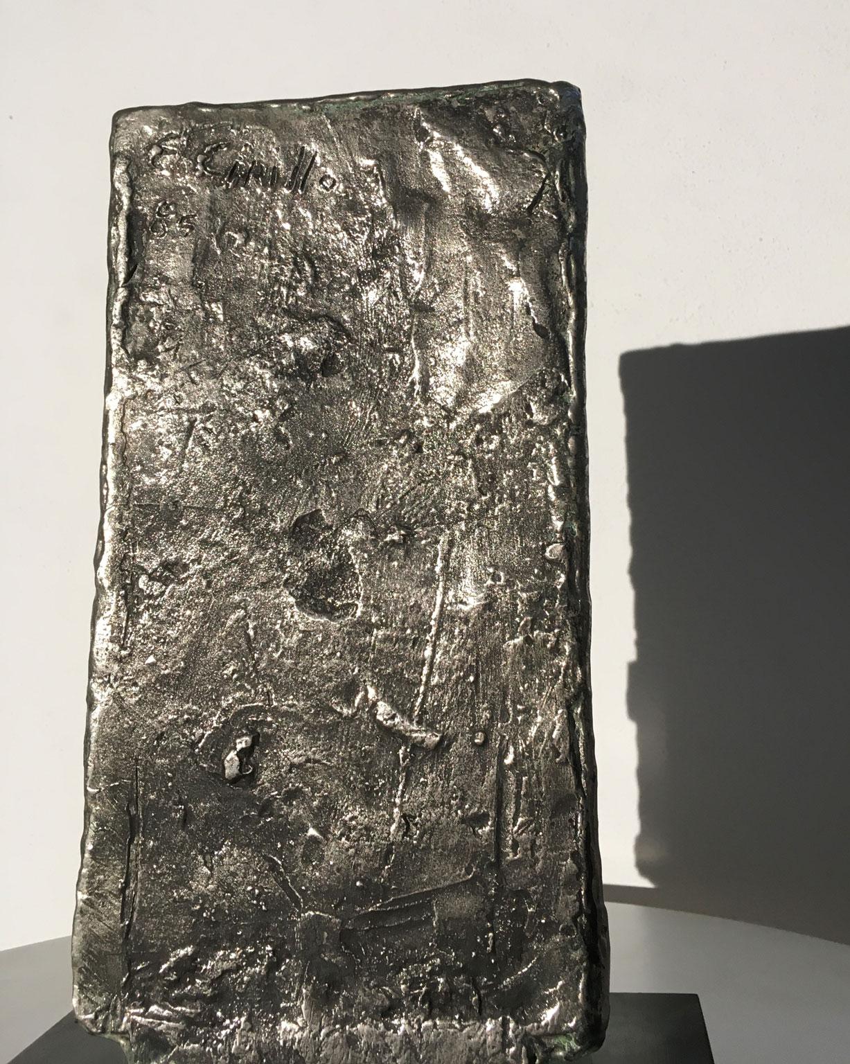 1985 Italy Bronze Abstract Sculpture by Edmondo  Cirillo  Front Opus For Sale 5