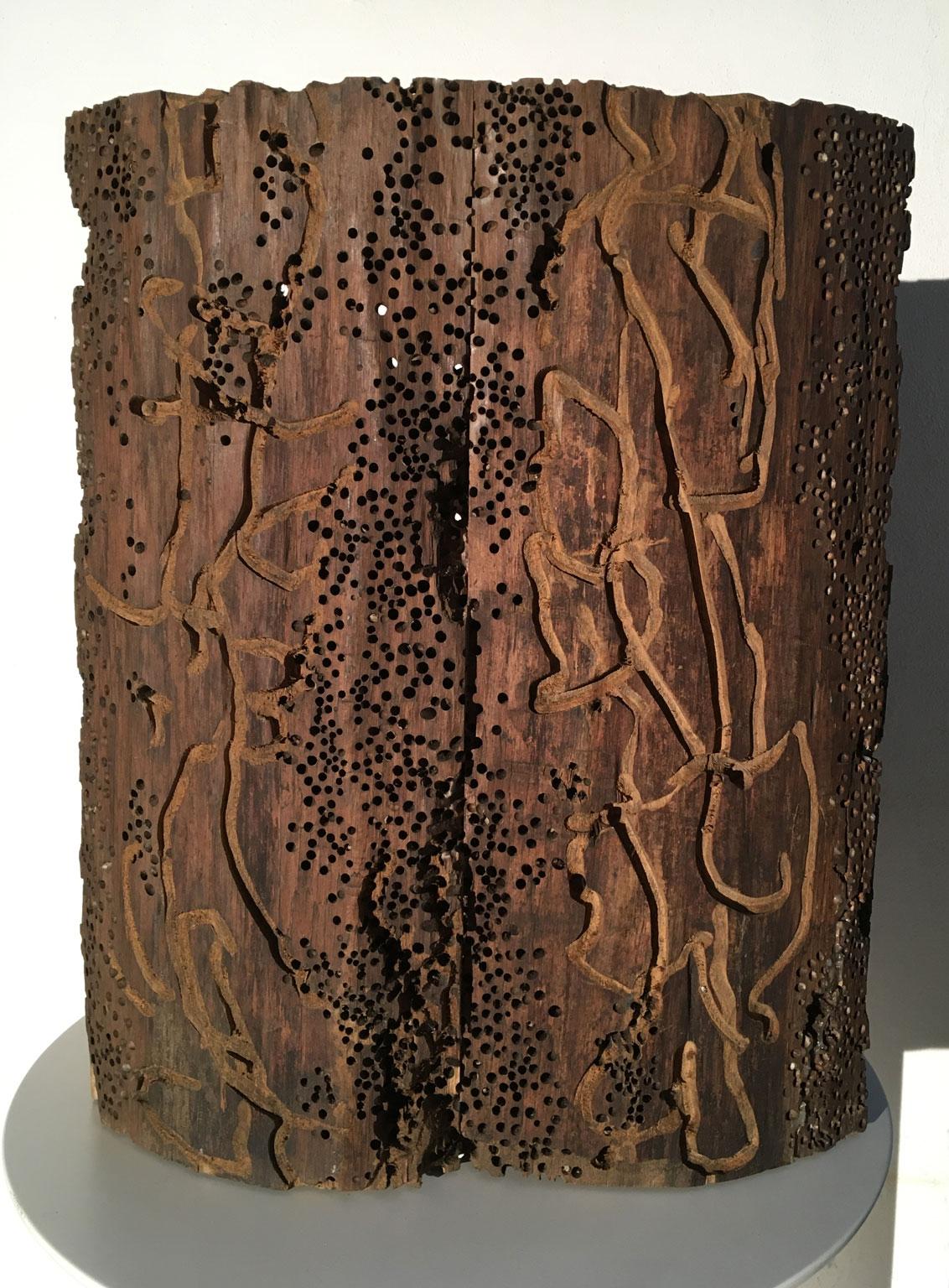 Abstrakte Holzskulptur von Urano Palma Grande Trono, Großer Thron aus Italien, 1985 (20. Jahrhundert) im Angebot