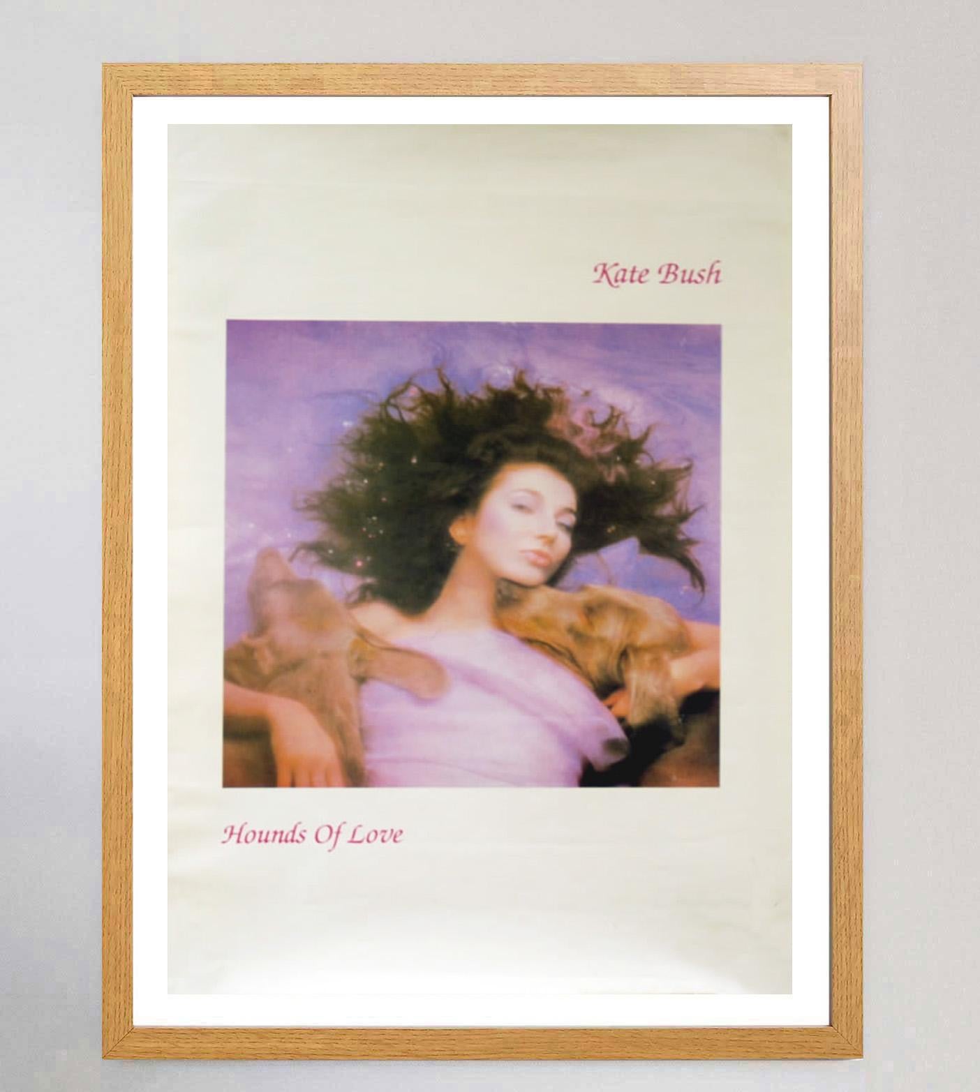 1985 Kate Bush - Hounds of Love Poster originale d'epoca In condizioni buone in vendita a Winchester, GB