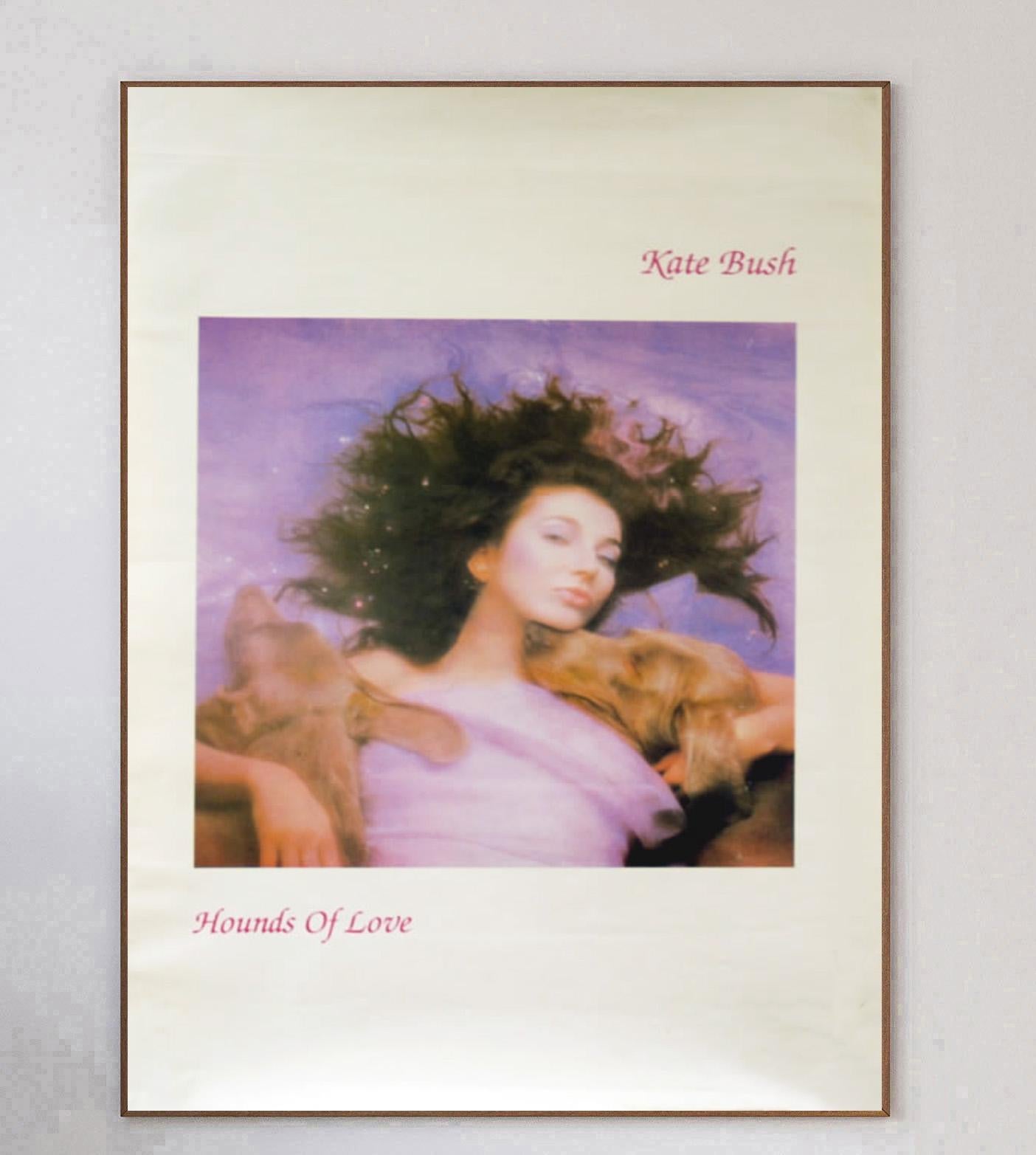 Fine XX secolo 1985 Kate Bush - Hounds of Love Poster originale d'epoca in vendita