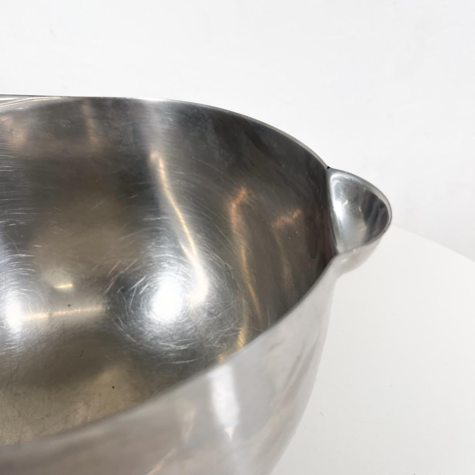 1985 Michael Graves Design Stainless Steel Footed Mixing Bowl For Sale 3