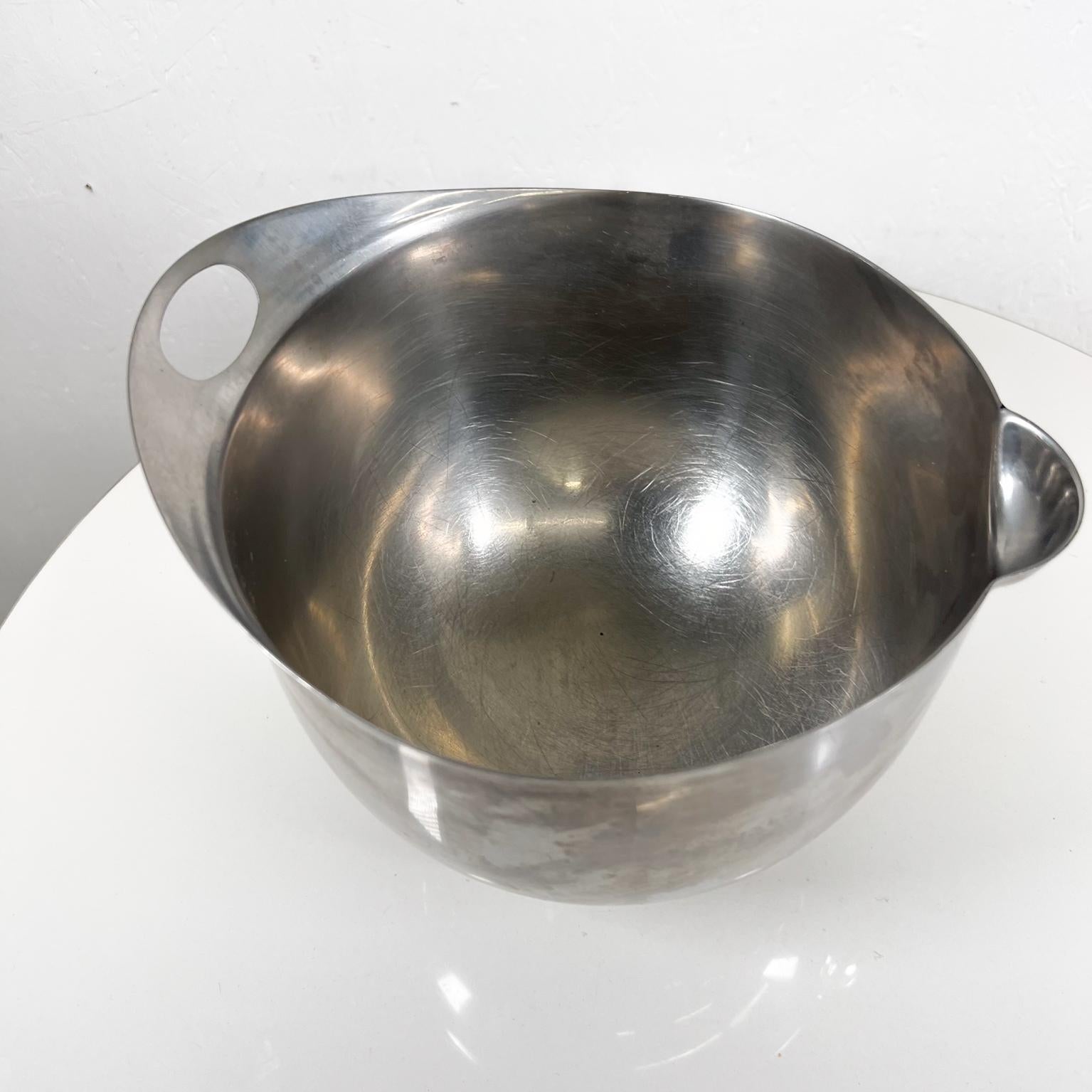 1985 Michael Graves Design Stainless Steel Footed Mixing Bowl For Sale 2