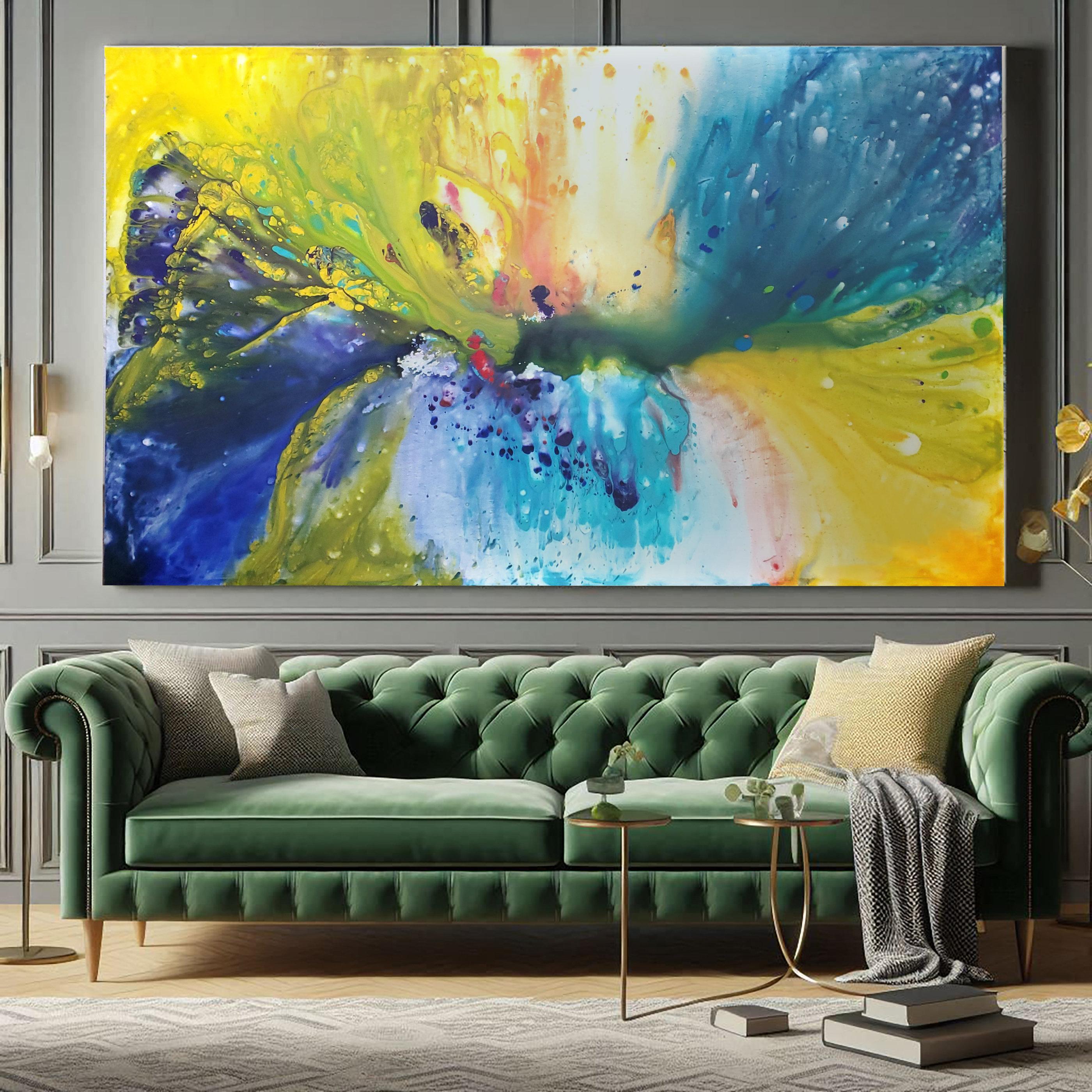 1985 Monumental Abstract Expressionist Acrylic Painting by Sherry Williams For Sale 7