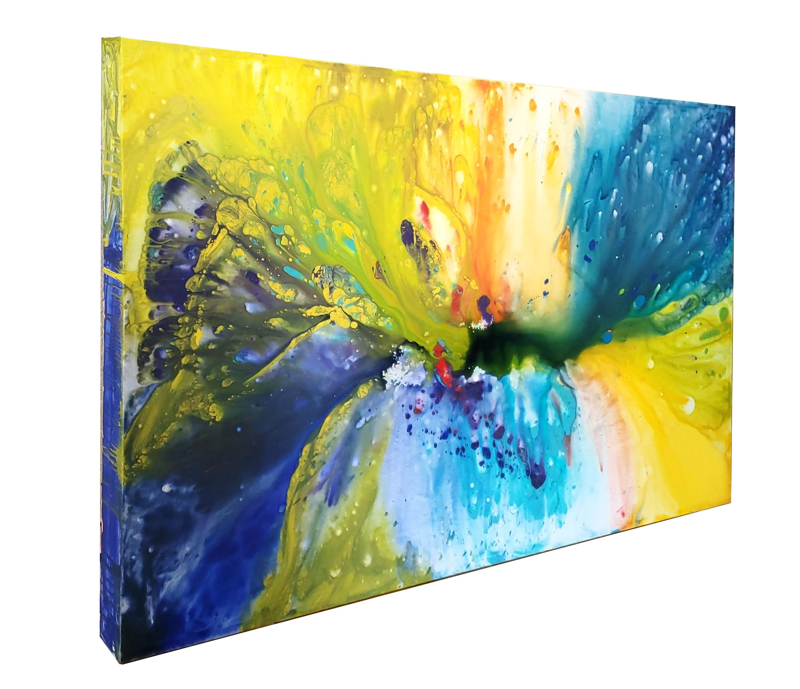 American 1985 Monumental Abstract Expressionist Acrylic Painting by Sherry Williams For Sale