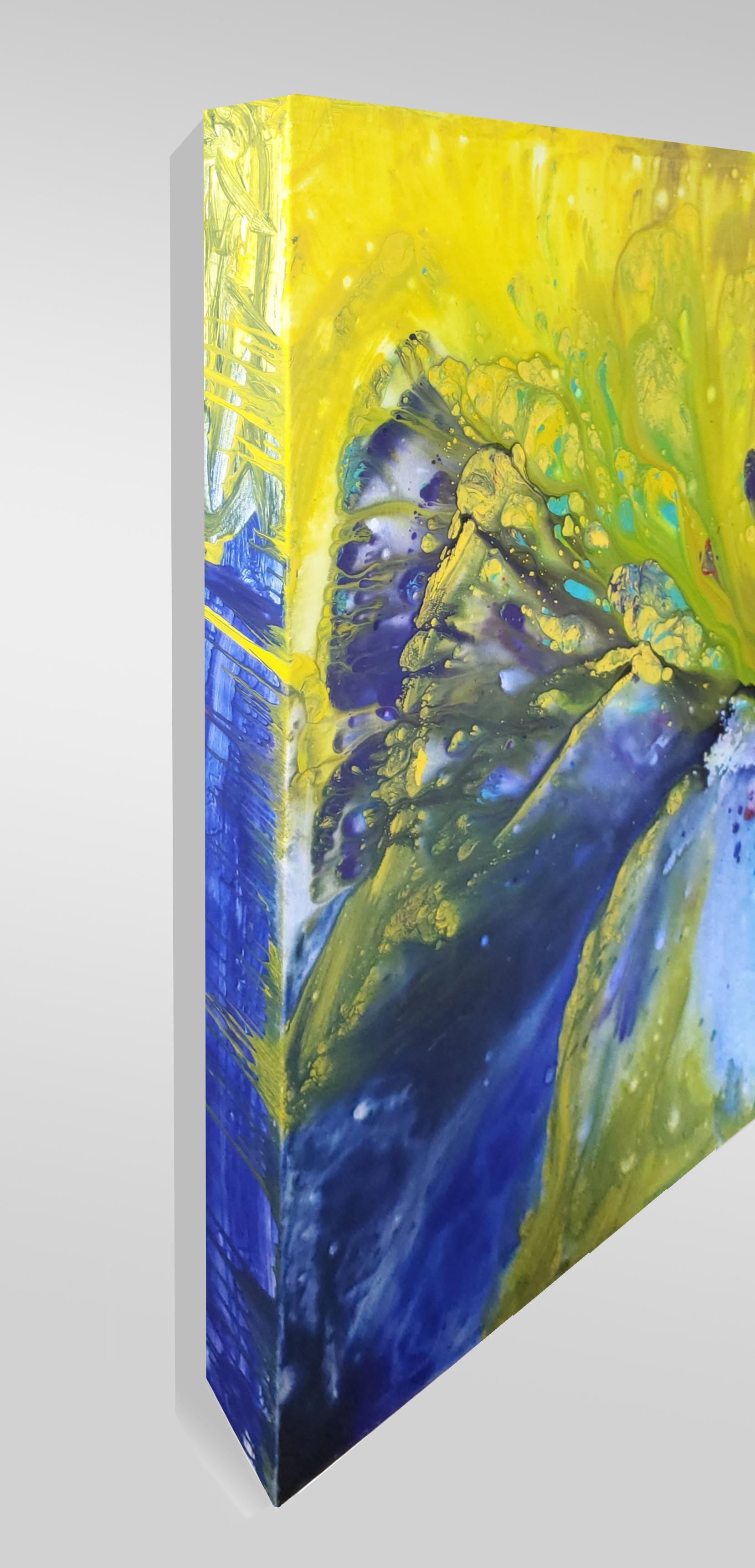 1985 Monumental Abstract Expressionist Acrylic Painting by Sherry Williams For Sale 2