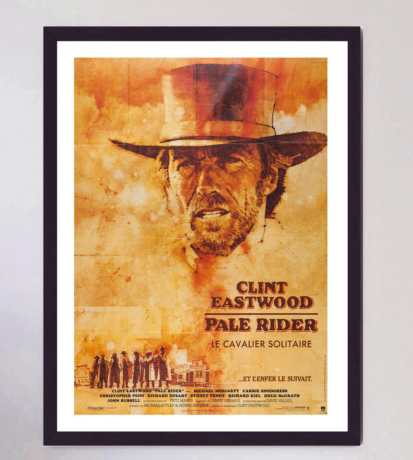 Paper 1985 Pale Rider (French) Original Vintage Poster For Sale