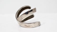 1985 Paloma Picasso for Tiffany & Co. Sterling Silver Graffiti X Cuff Bracelet