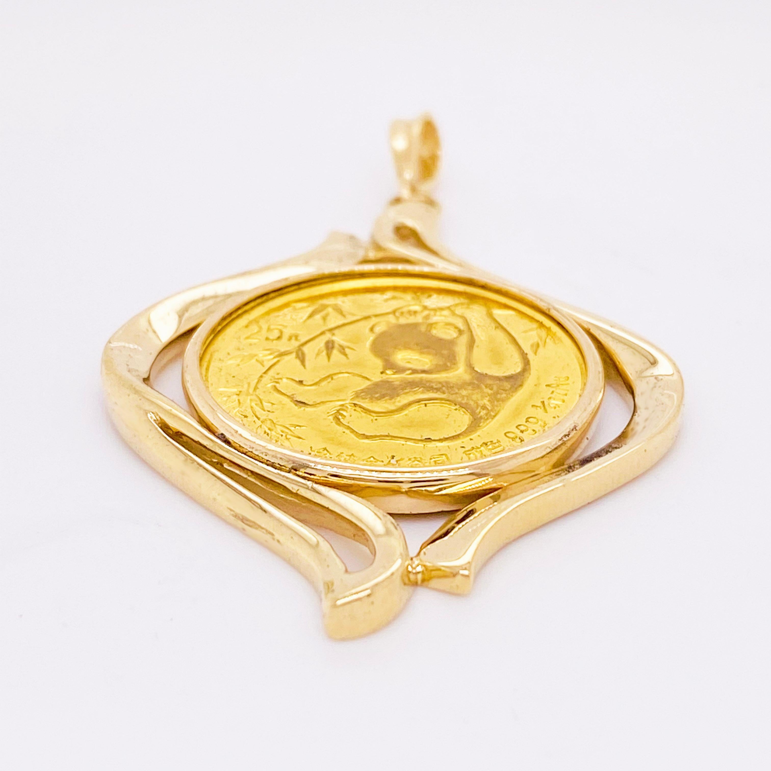 1 oz gold coin pendant