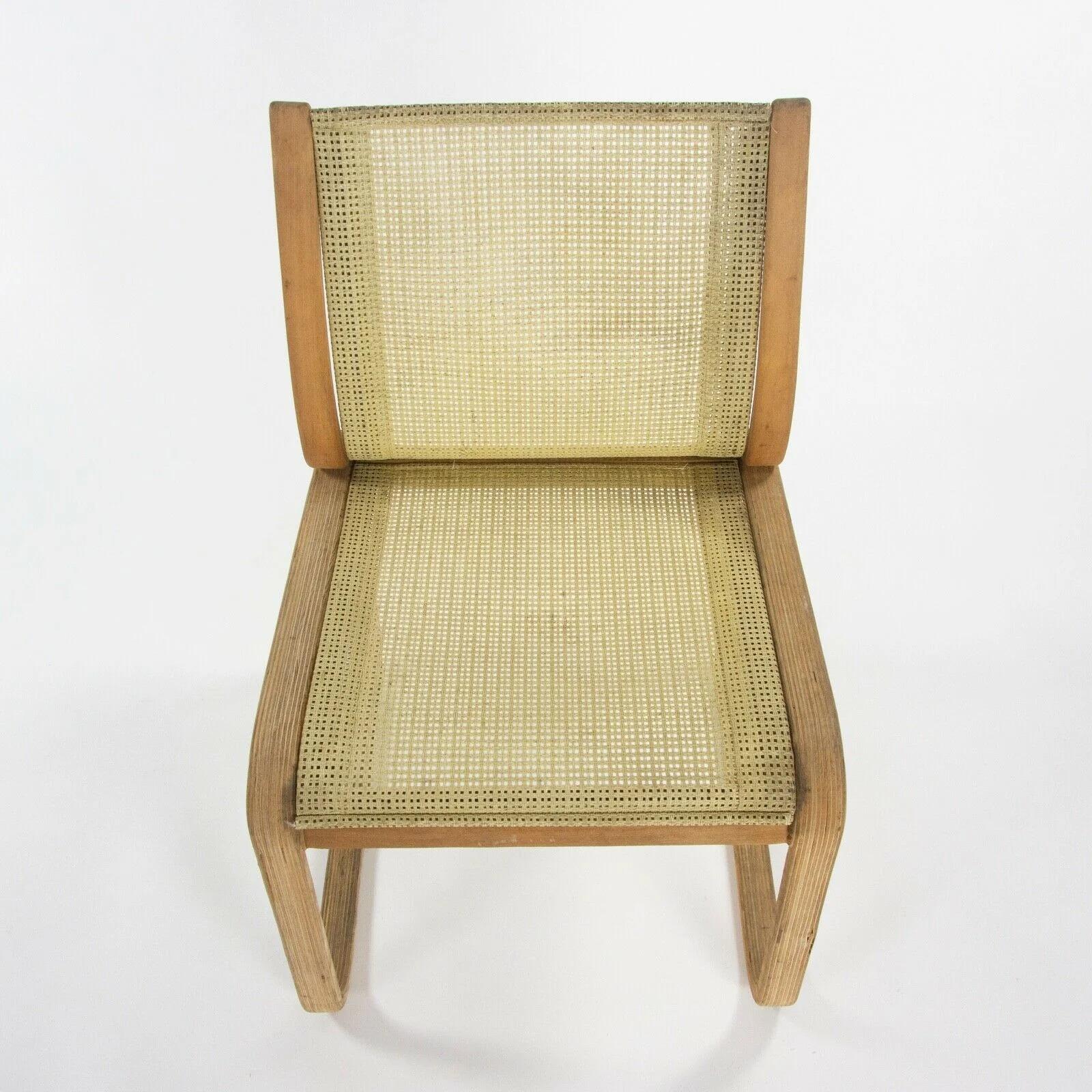 1985 Prototype Richard Schultz Wooden Outdoor Collection Dining Chair For Sale 4