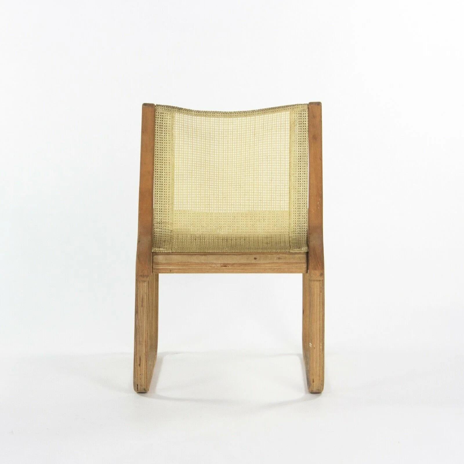 Fin du 20e siècle Prototype de chaise de salle à manger de la collection extérieure Richard Schultz en bois, 1985