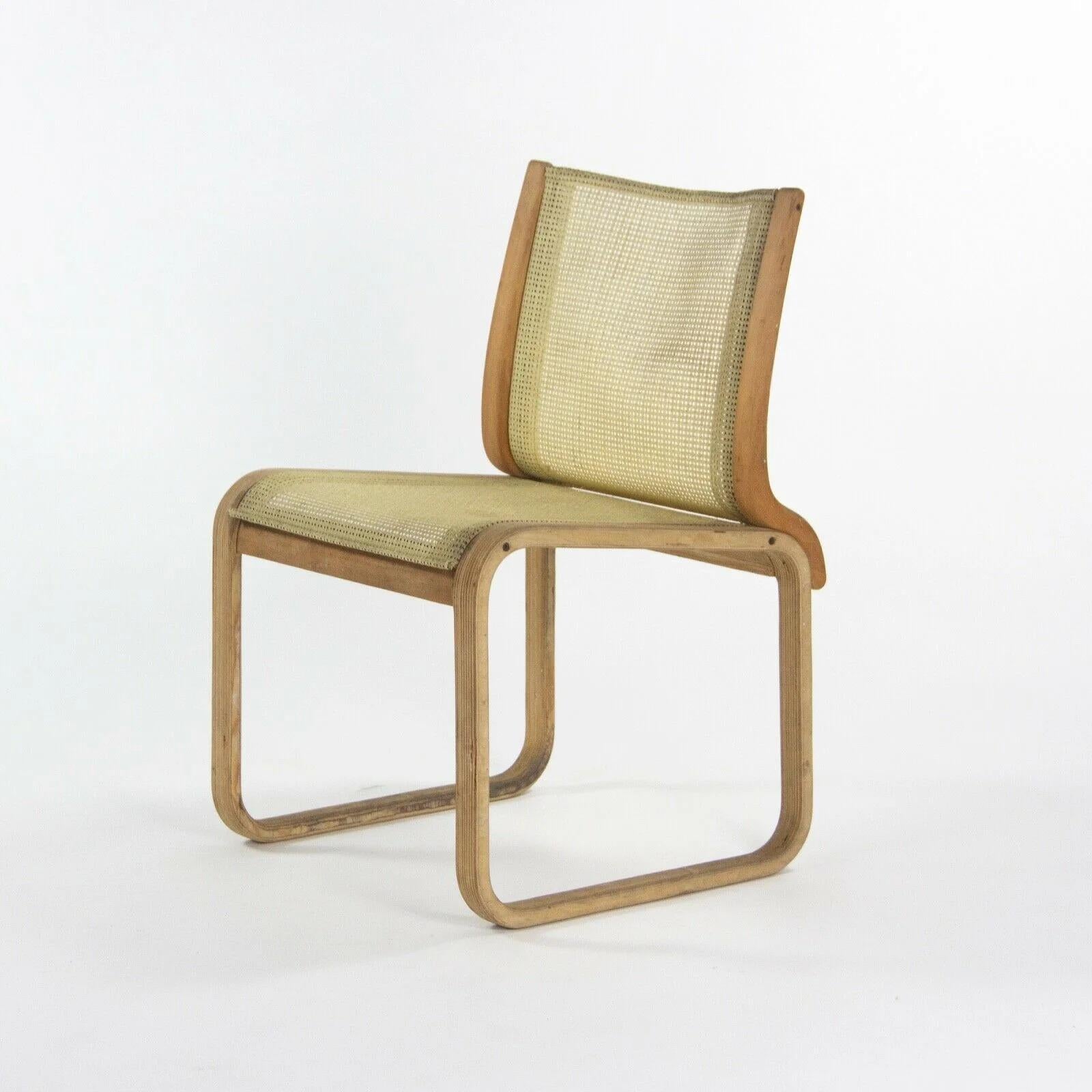 1985 Prototype Richard Schultz Wooden Outdoor Collection Dining Chair For Sale 2