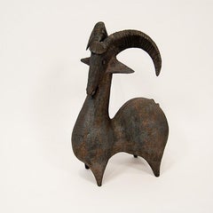 1985 Ram Sculpture by Dominique Pouchain