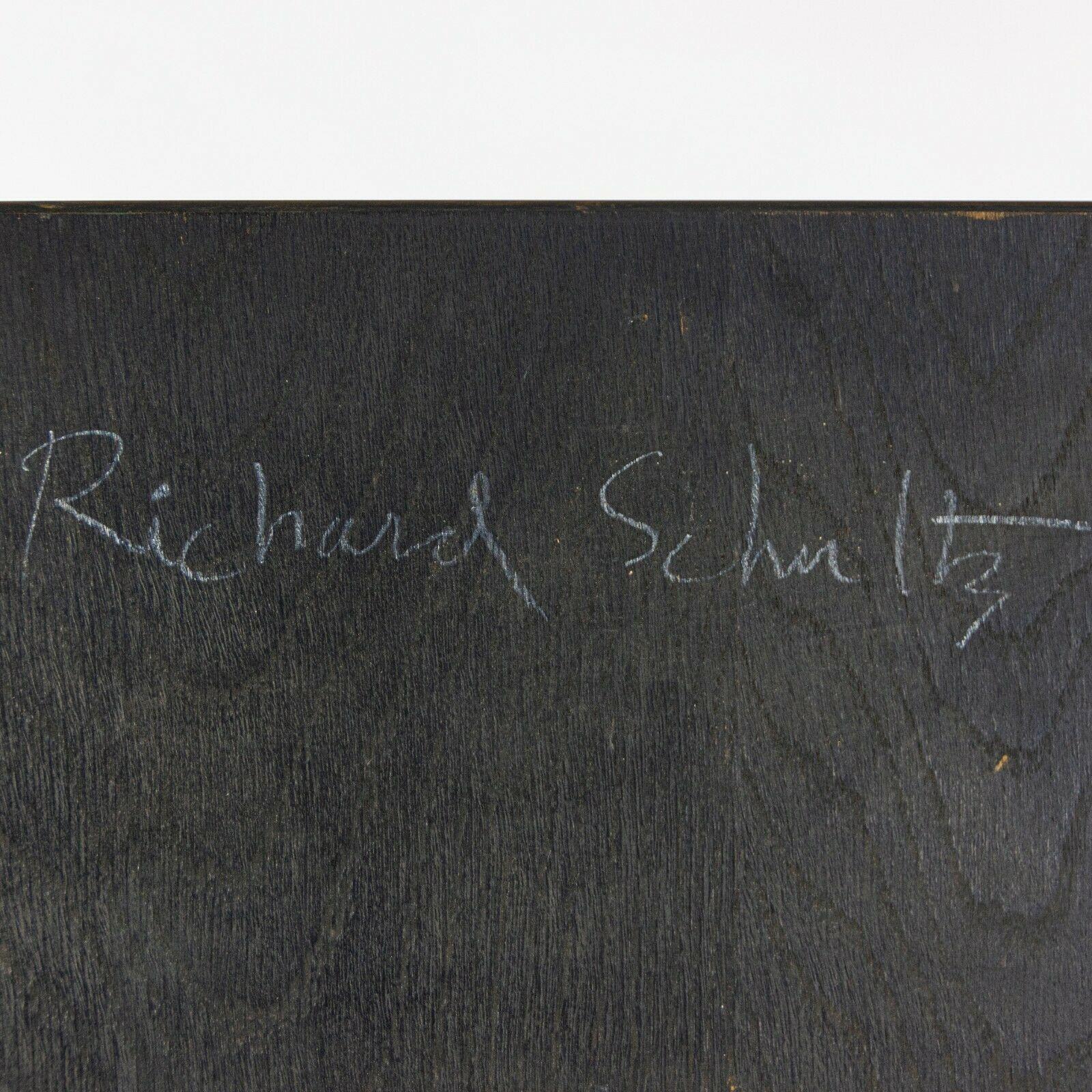 1985 Richard Schultz for Conde House Prototype Large Low Coffee Table Signed For Sale 5