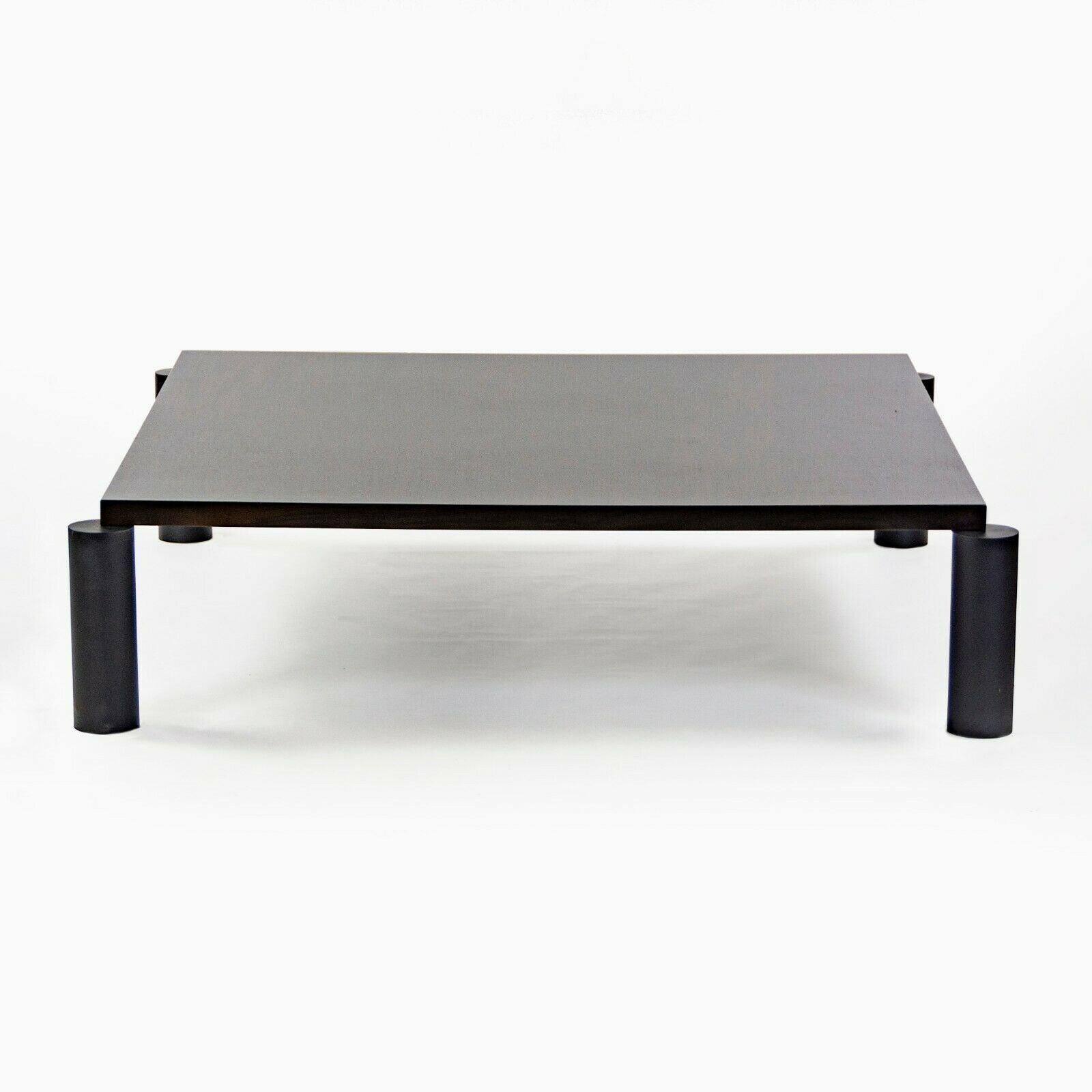 Modern 1985 Richard Schultz for Conde House Prototype Large Low Coffee Table Signed For Sale