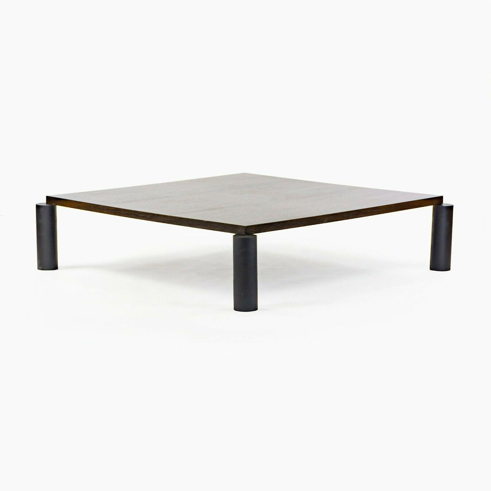 1985 Richard Schultz for Conde House Prototype Large Low Coffee Table Signed In Good Condition For Sale In Philadelphia, PA