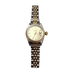 1985 Rolex Ladies Datejust Two Tone Watch 69173 Champagne Dial #25579