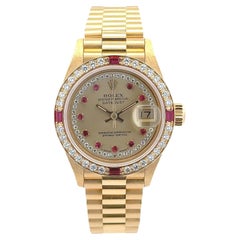 1985 Rolex Lady-Datejust Wristwatch in 18k Yellow Gold Ref: 69068