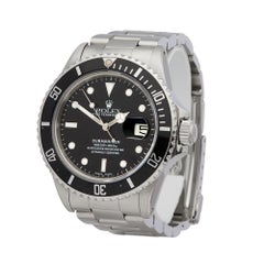 1985 Rolex Submariner Stainless Steel 16800 Wristwatch