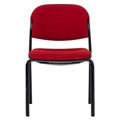 1985 Torsion Stacking Chairs by Giancarlo Piretti in Red Fabric