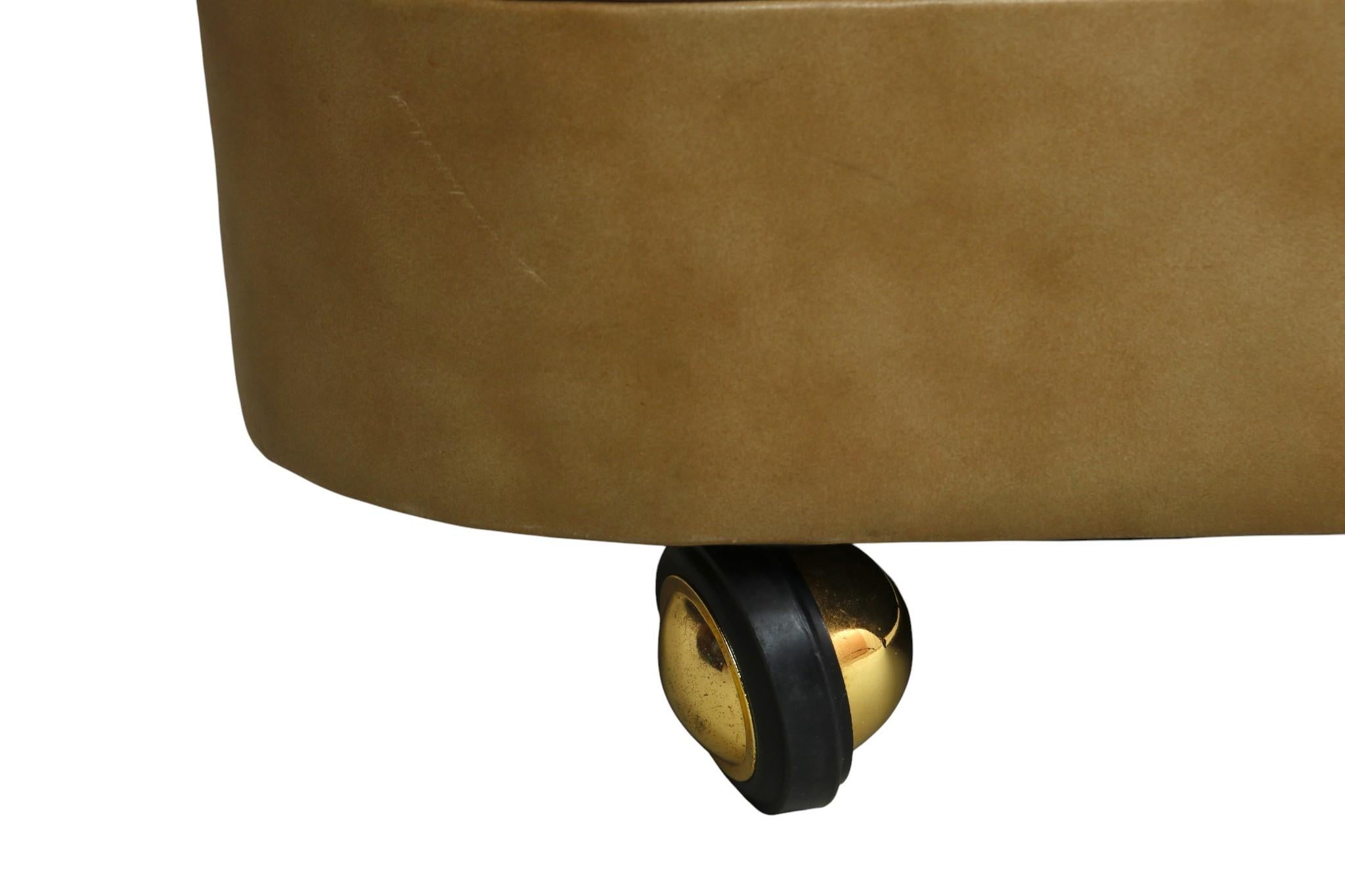 1985 Sedie da vasca in pelle con inserti, set da 4 in vendita 1