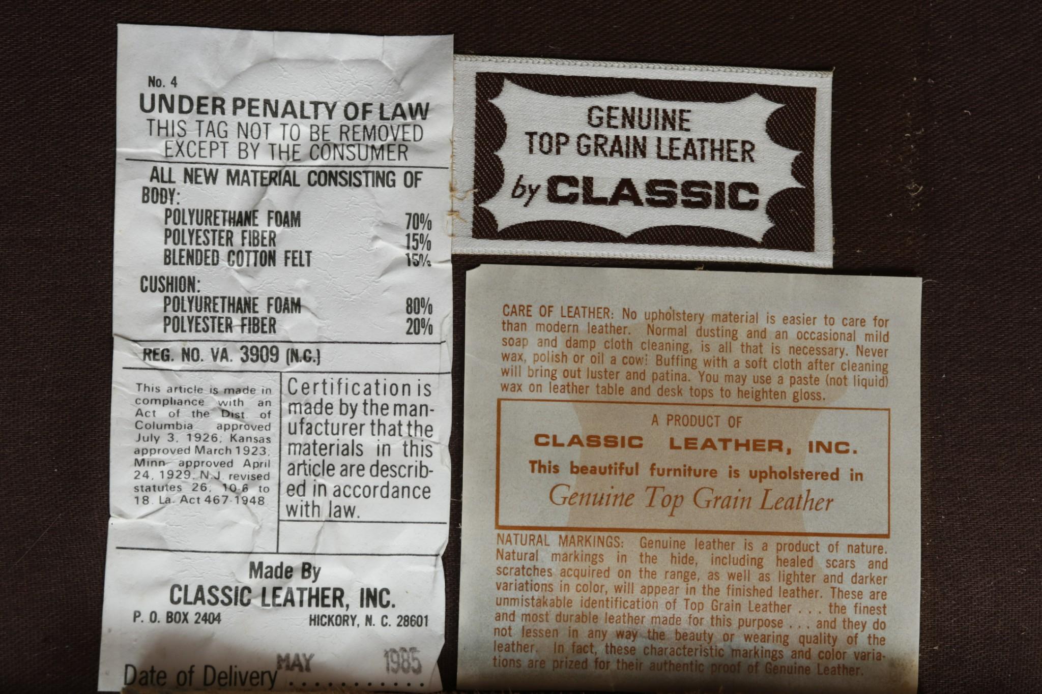 1985 Sedie da vasca in pelle con inserti, set da 4 in vendita 2