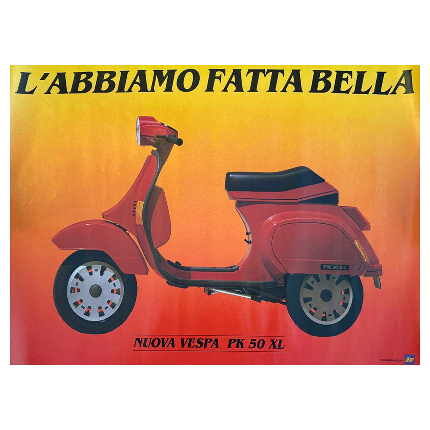 1985 Vespa Poster originale d
epoca