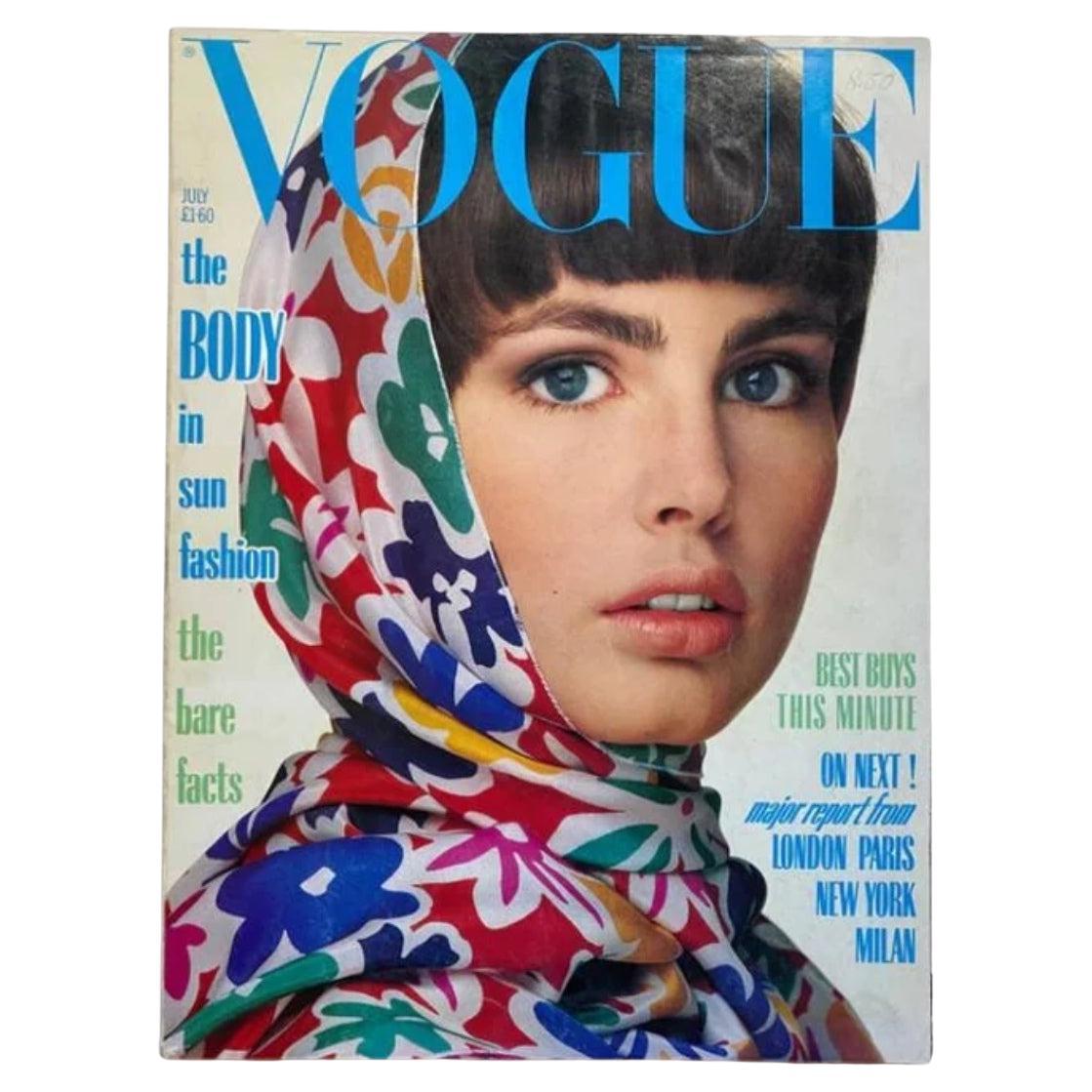 Vogue - Couverture de Patrick Dermachelier, 1985  en vente