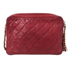 1986/1987 Chanel Red Camera Bag