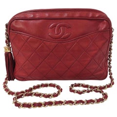 1986/1987 Chanel Red Camera Bag