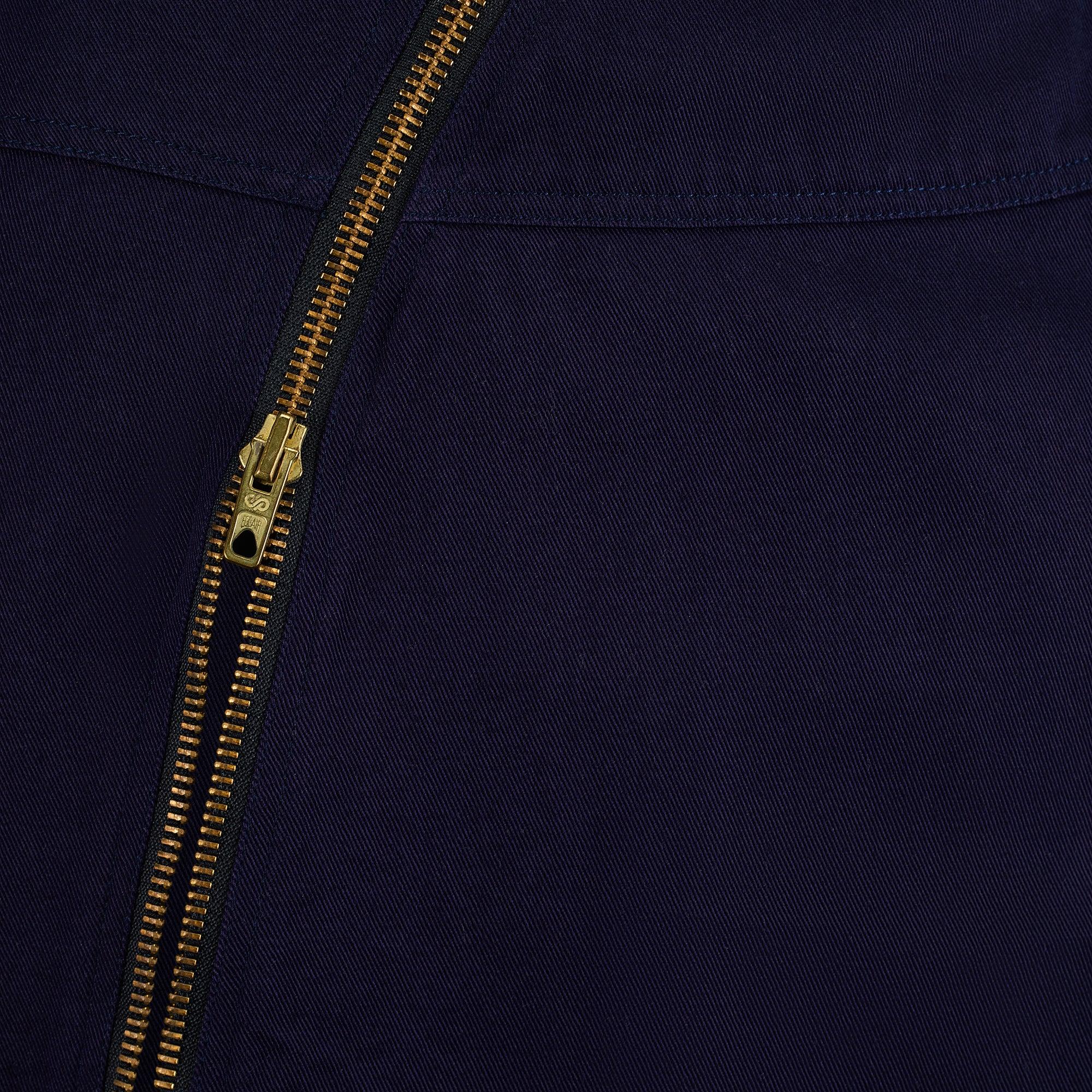 1986 Alaïa Documented Indigo Cotton Pencil Skirt with Zip In Excellent Condition For Sale In London, GB