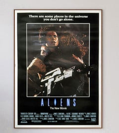 1986 Aliens Póster Original Vintage
