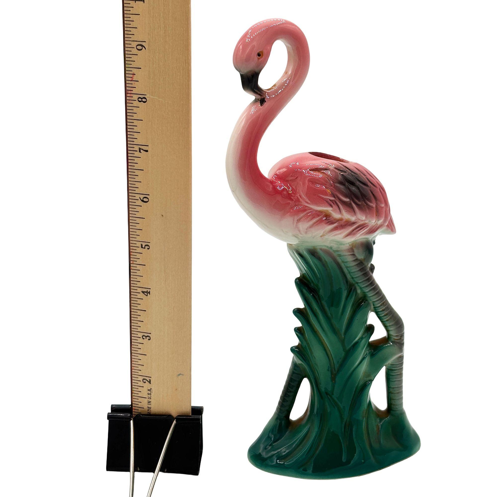 1986 Vaso da tavolo in ceramica Flamingo Tropical 495 di Studio A in vendita 2