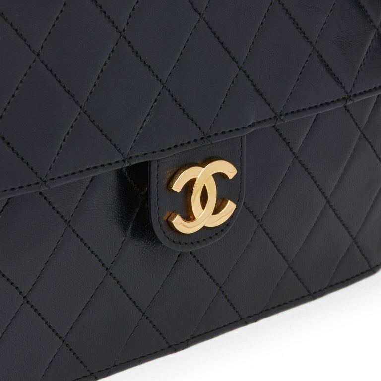 Chanel Pre-owned 1986 /1986 Small Classic Double Flap Shoulder Bag - Black