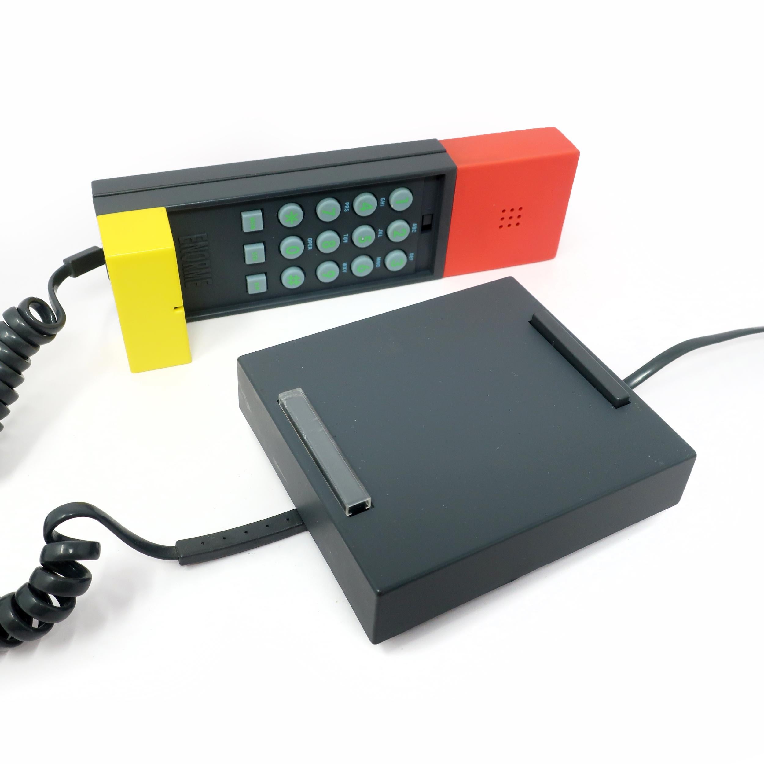 1986 Enorme Telephone by Ettore Sottsass for Enorme	 For Sale 2