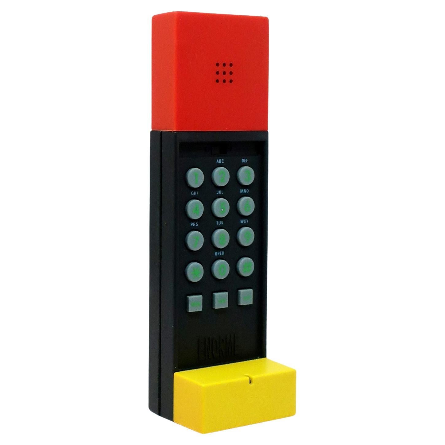 1986 Enorme Telephone Handset by Ettore Sottsass For Sale