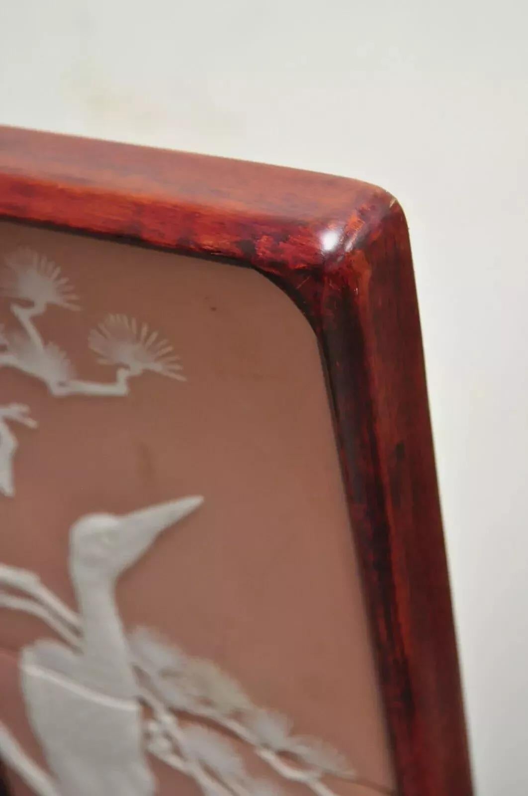 1986 Franklin Mint Parian Tranquil Waters Wall Art Birds di George McMonigle in vendita 1