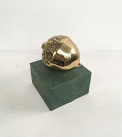 1986 Italy Bronze Sculpture Patrizia Guerresi Melograno Pomegranate