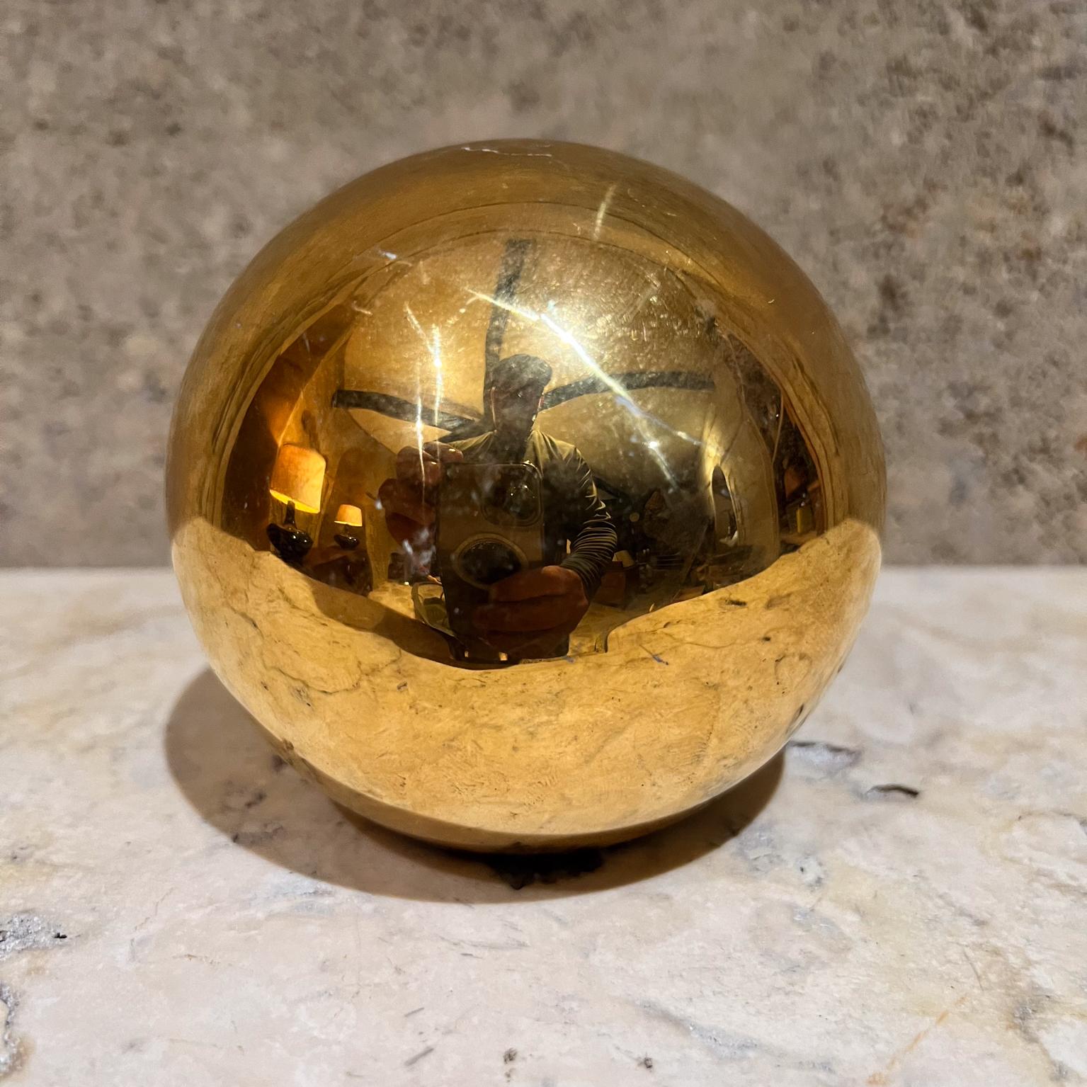 1986 Jaru Metallic Goldkugelkugel-Kugel-Keramik Keramik Kalifornien (amerikanisch) im Angebot