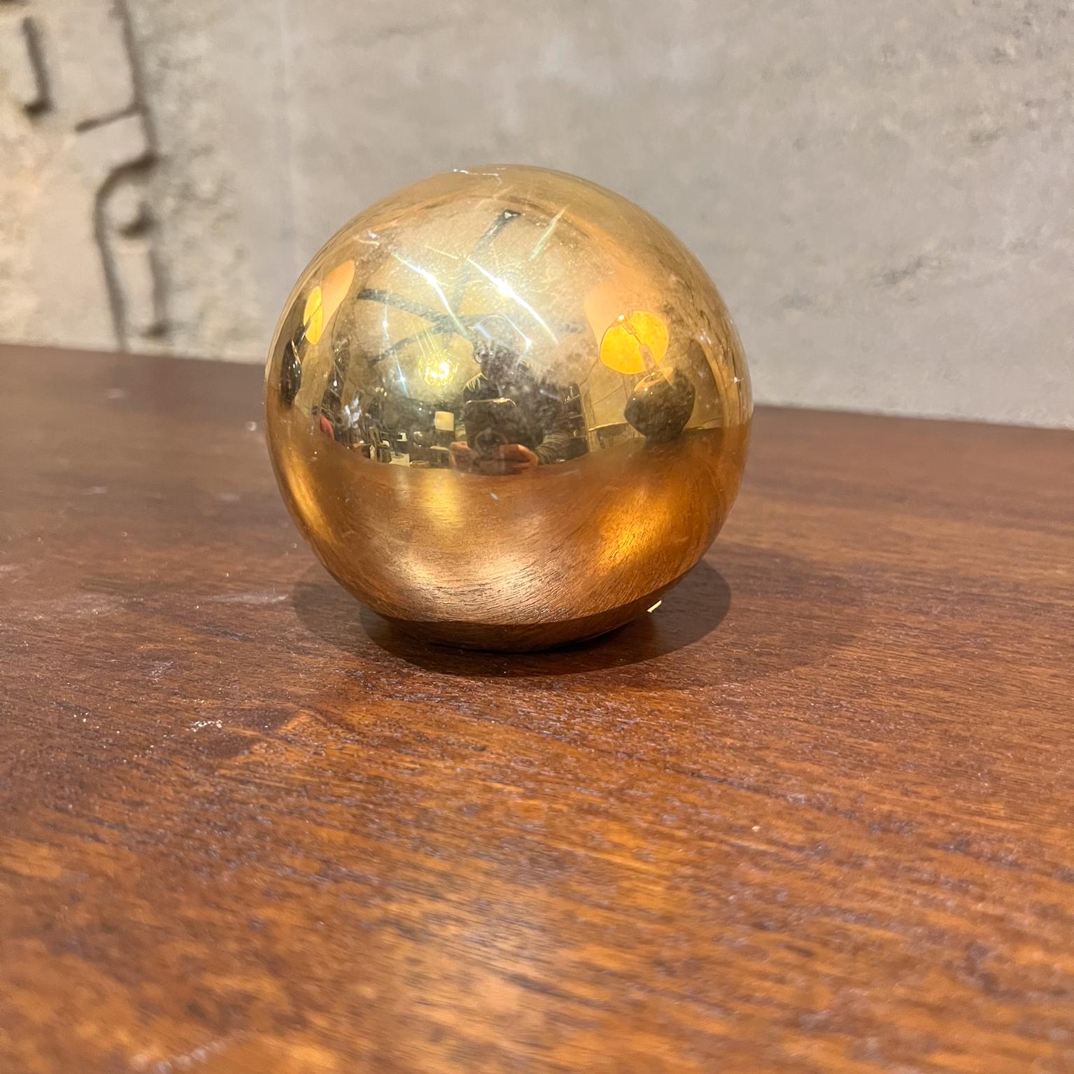 1986 Jaru Metallic Goldkugelkugel-Kugel-Keramik Keramik Kalifornien im Angebot 2
