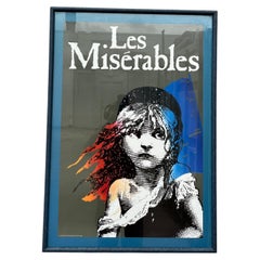 1986 "Les Misérables" Musical In London Original Framed Promotional Poster.