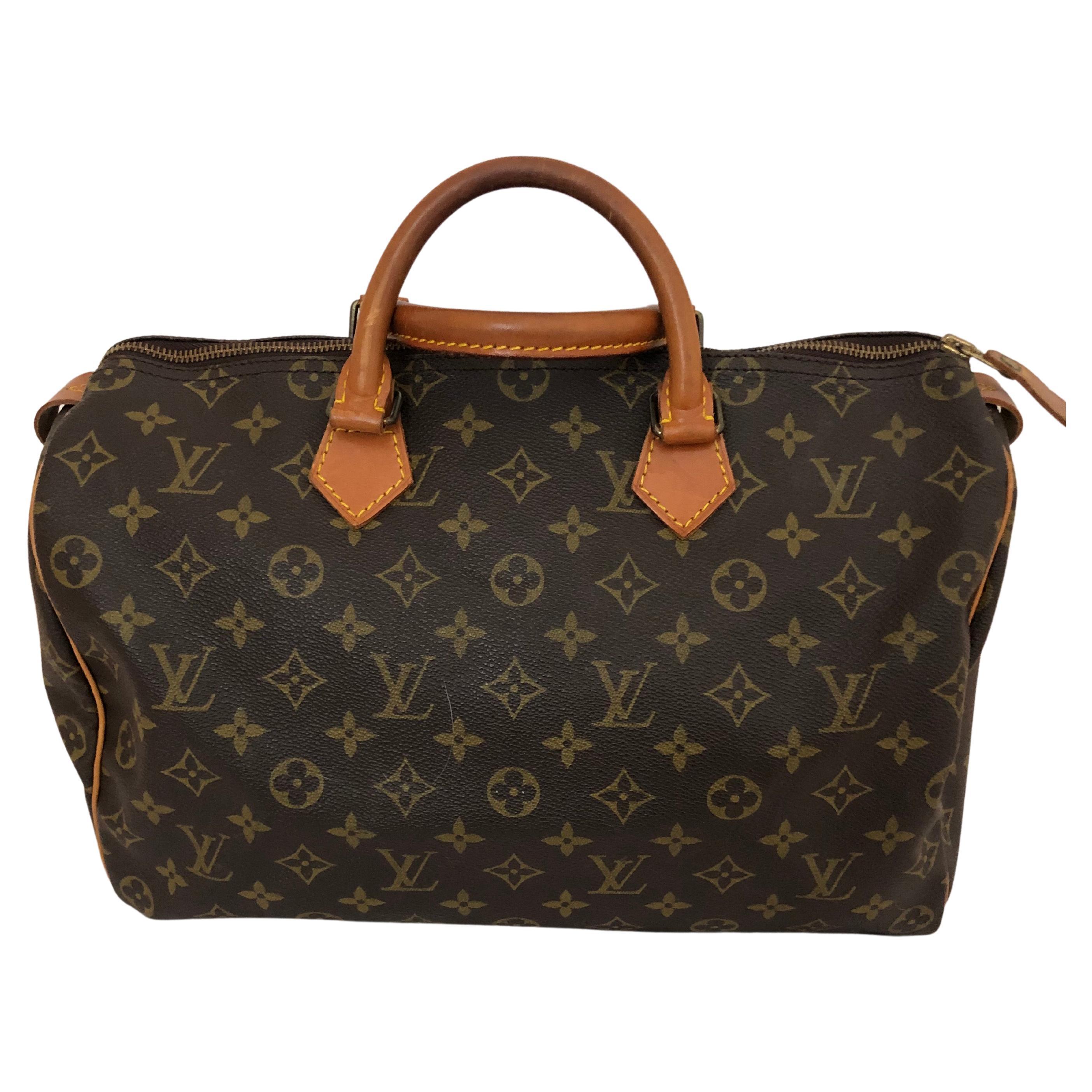 Vintage Louis Vuitton Speedy 35 Monogram Made in France 1980s 