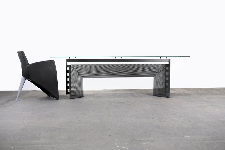 1986 Mario Botta Prismatic Postmodern Dining / Conference Table 